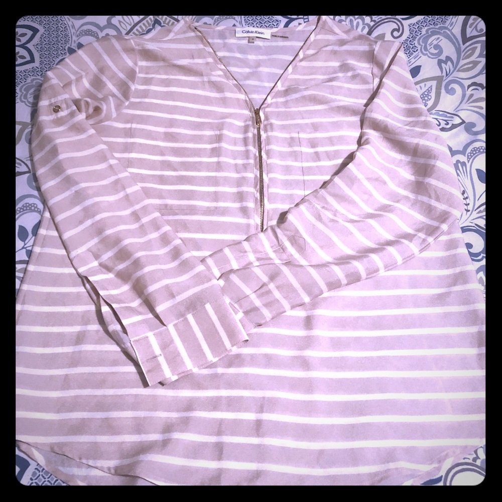 Tommy Hilfiger zip up shirt
